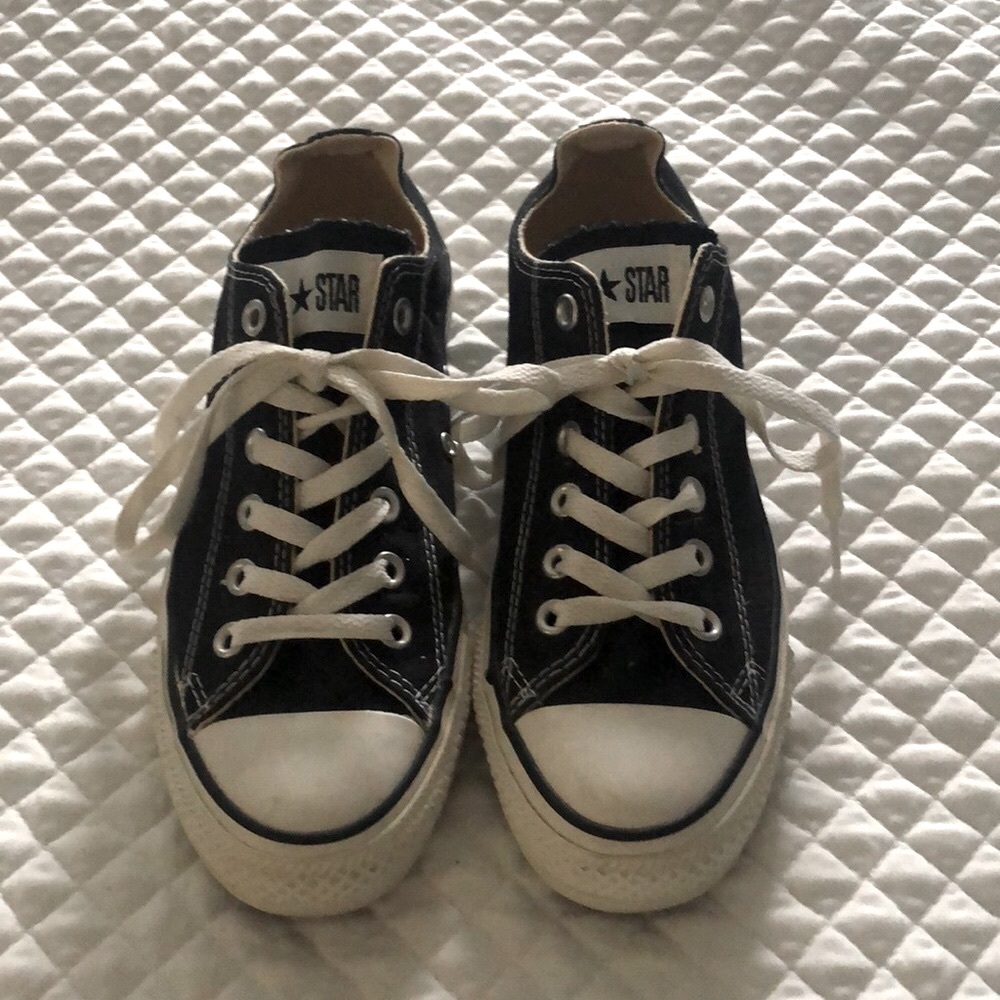 Converse All Stars Women's Low Profile size 8 Black Chuck Taylor